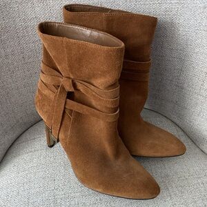 AT Suede High Heel Booties!